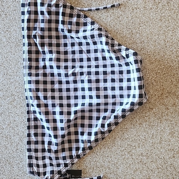 NWT Bikini Bottom White House Black Market Black & White Checked Size M - Picture 6 of 10